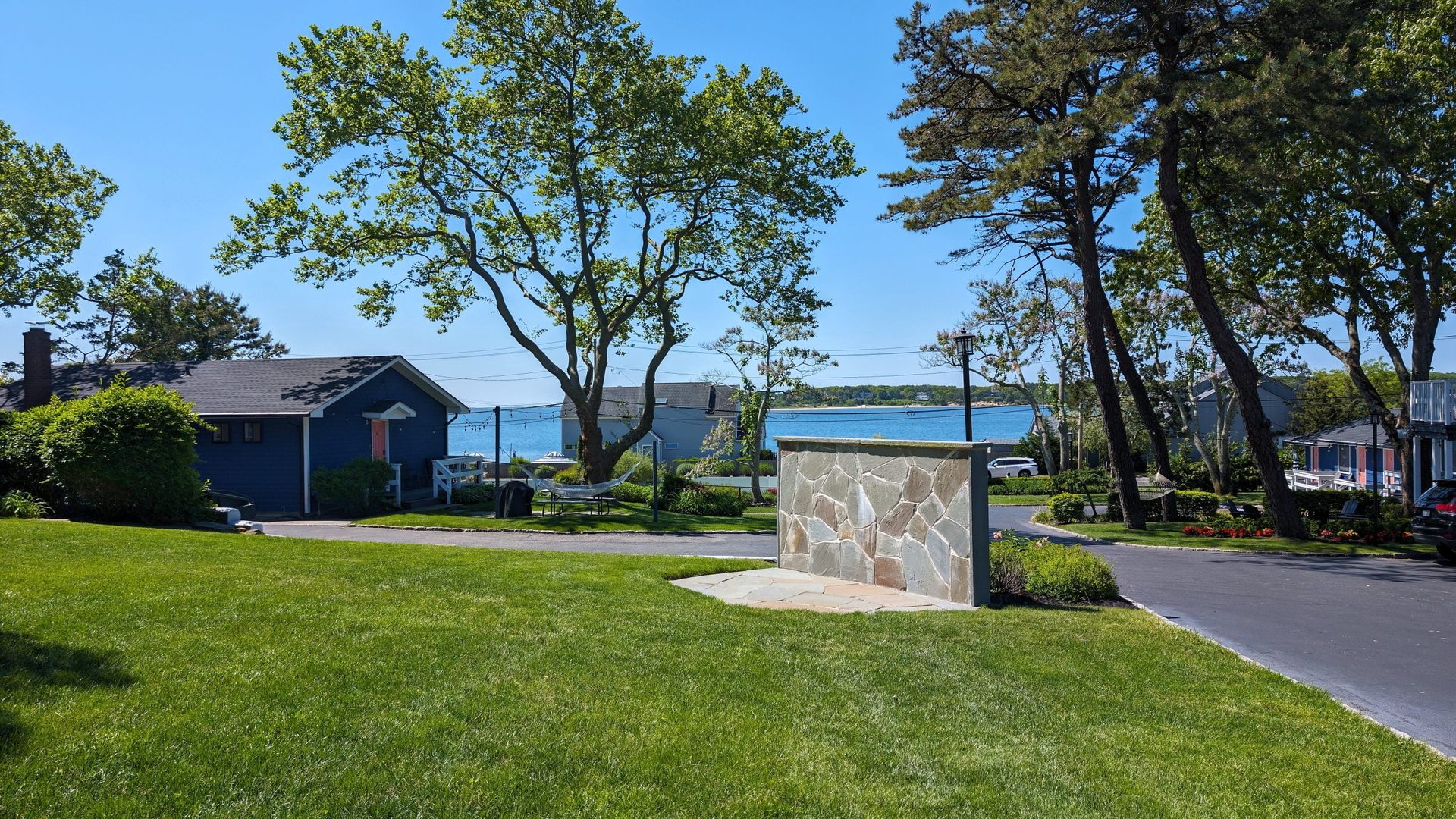 Shinnecock Bay waterfront at Ocean View Terrace Inn