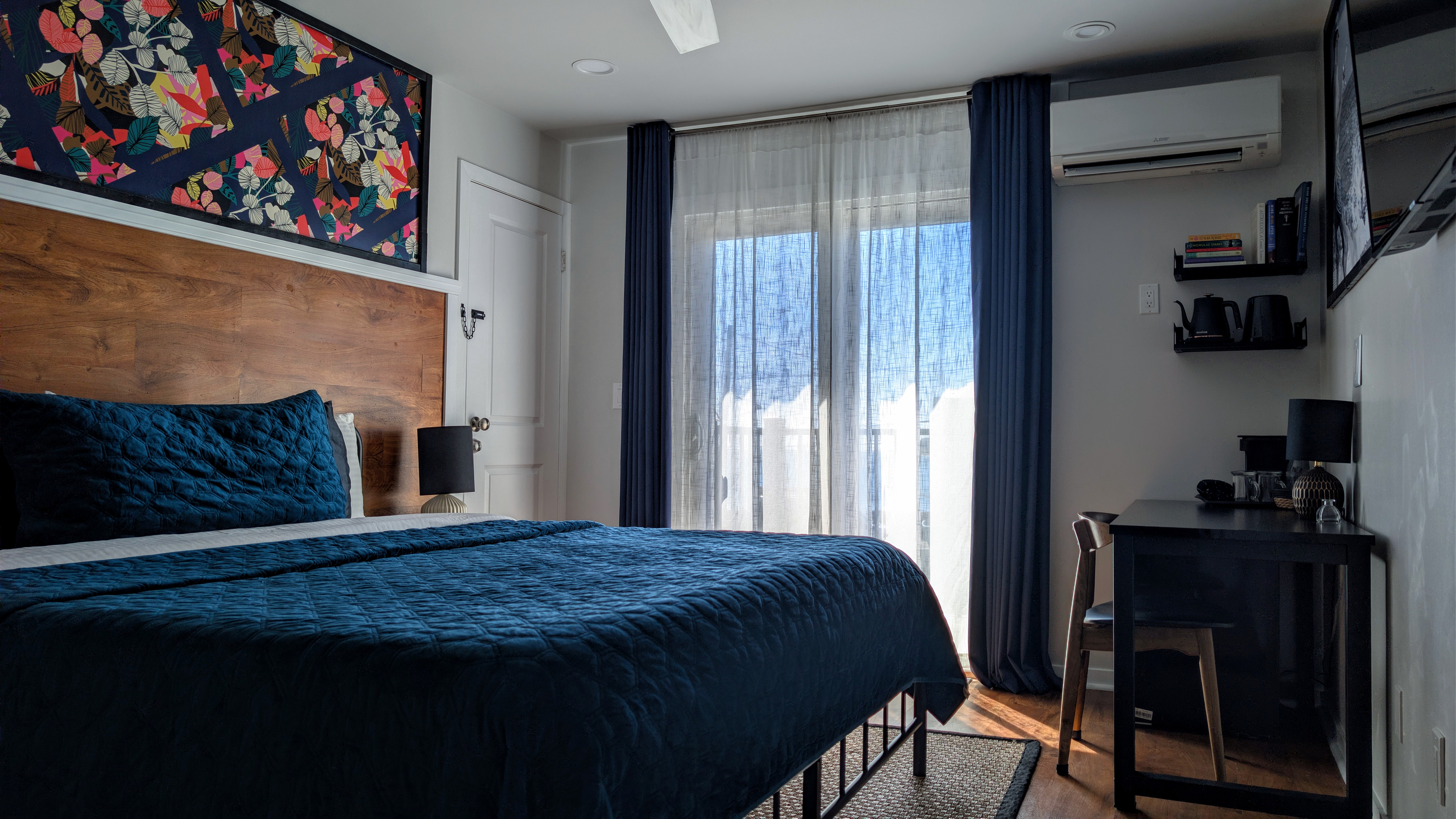Studio King and Cottage King rooms at Ocean View Terrace Inn, Hampton Bays, NY